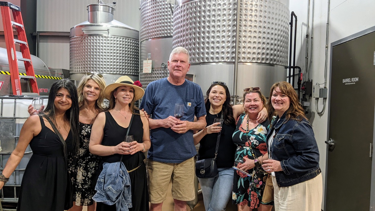 Lodi wine tour guests