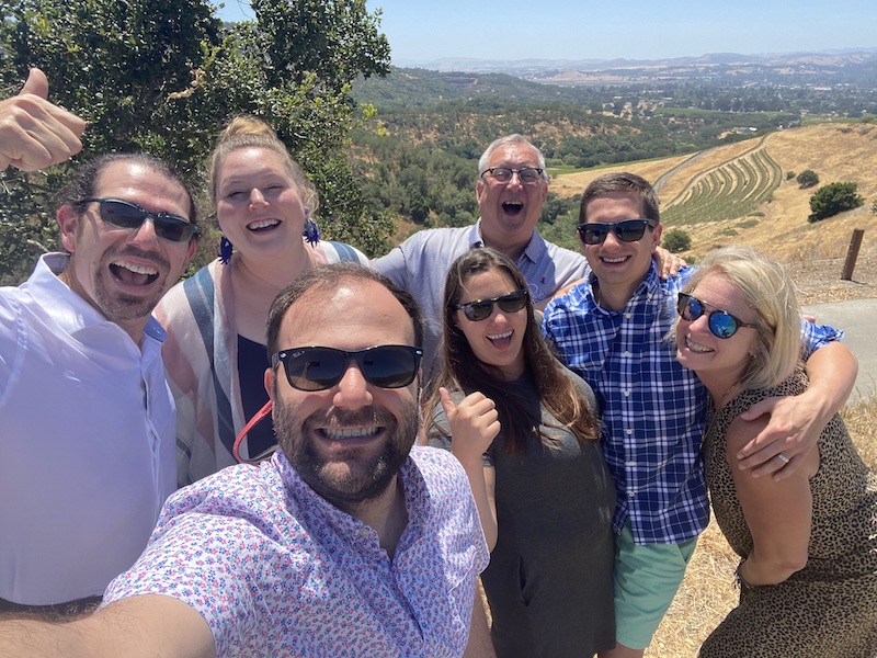 Designated Driver Henry With Napa Sonoma Wine Tasting Tour Guests