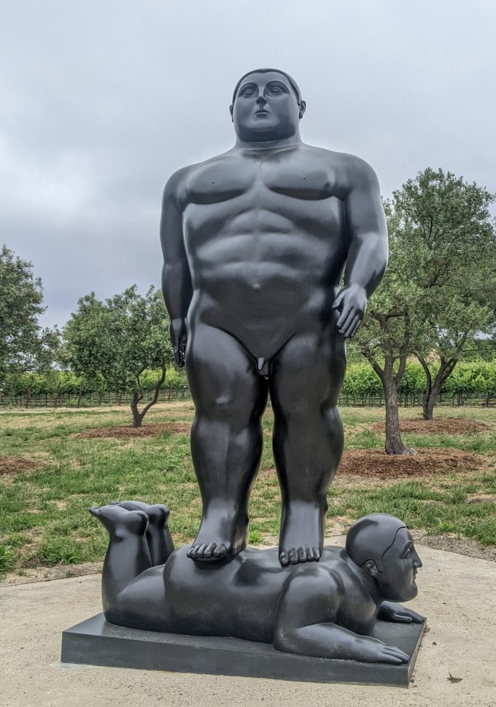 Fernando Botero Sculpture at The Donum Estate Winery